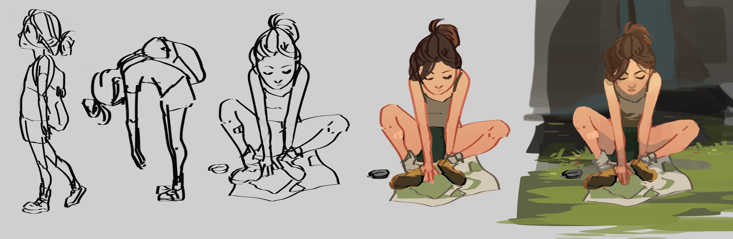 Character Sketch - Adventure Girl