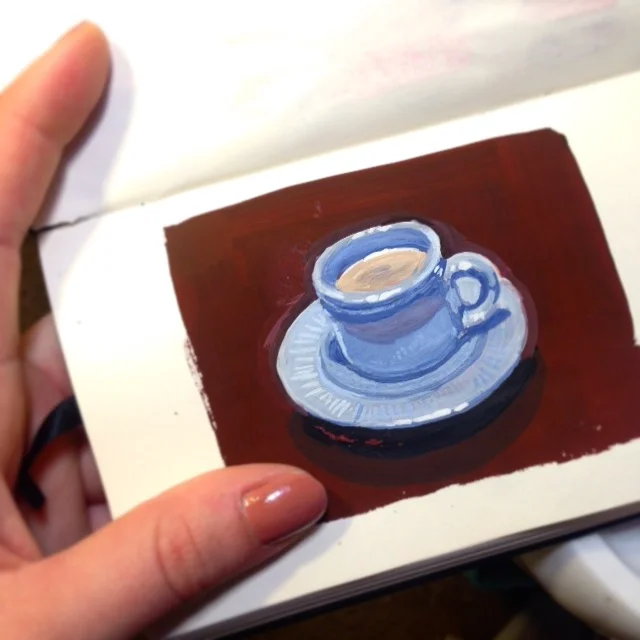 Coffee Cup - Gouache Study