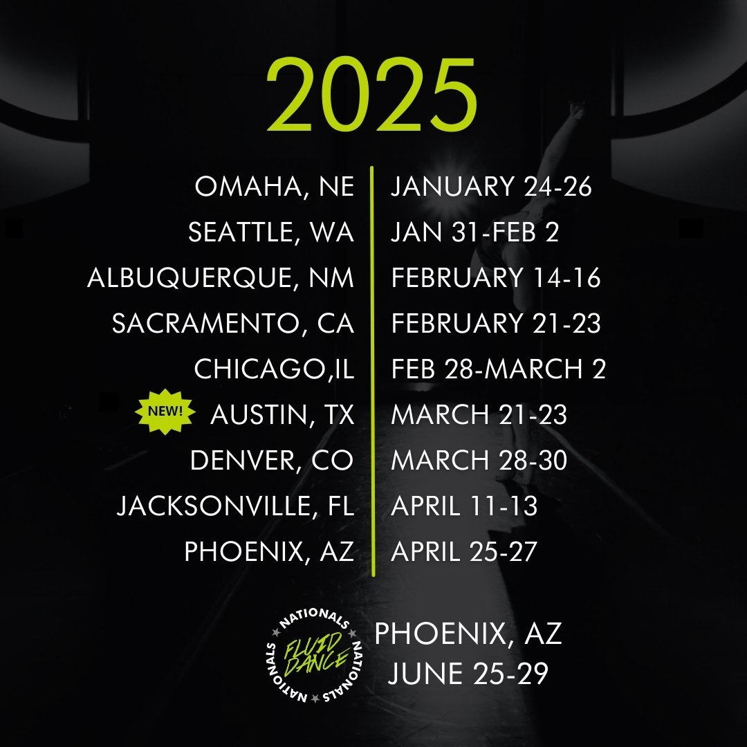💚 SEASON 18 💚​​​​​​​​
Dancers come for the experience and leaving becoming part of the FLUID family! We can't wait to dance with you in 2025!​​​​​​​​
​​​​​​​​
 #Season18 #2025Season #FluidDance #FluidDanceConvention #FluidDanceCompetition #FluidLov