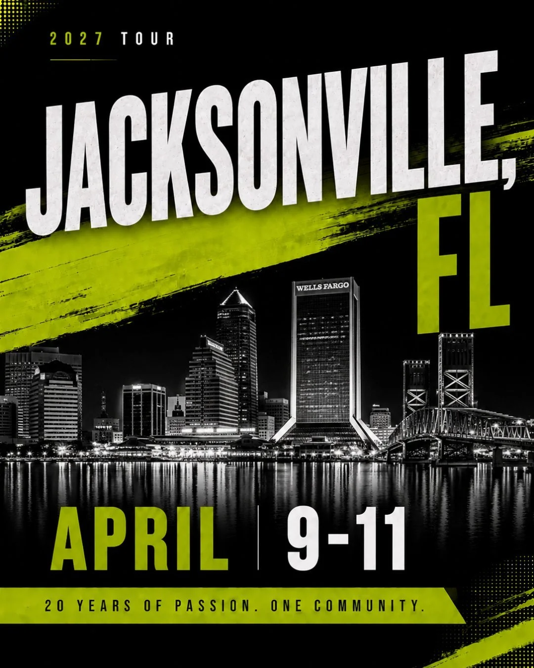 We can't wait to dance with you JACKSONVILLE! ✨ 💚
Event will be held at the beautiful Prime Osborn Convention Center.
Reserve hotel rooms and get all event details at fluiddance.com/jacksonville. 

#FluidDance #dancecompetition #danceconvention #202