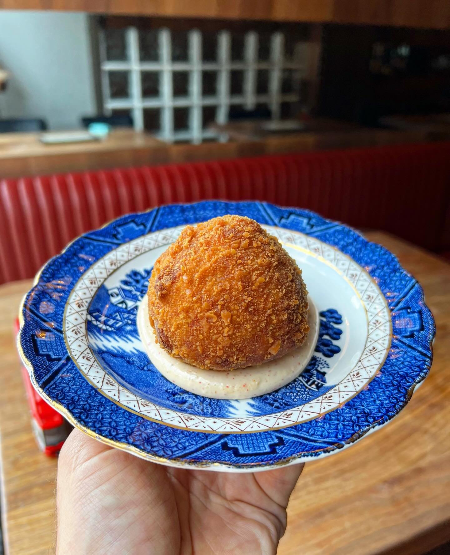 SPEC for WEDS, MAY 1ST! brazilian coxinha!!! chicken and potato croquette (traditional) pink peppercorn sauce (untraditional but delicious). come git it! 🇧🇷🐔🍗🇧🇷🐔🍗🇧🇷🐔🍗🇧🇷🐔🍗🇧🇷🐔🍗🇧🇷🐔🍗🇧🇷🐔🍗🇧🇷🐔🍗🇧🇷🐔🍗🇧🇷🐔🍗🇧🇷🐔🍗🇧🇷🐔🍗