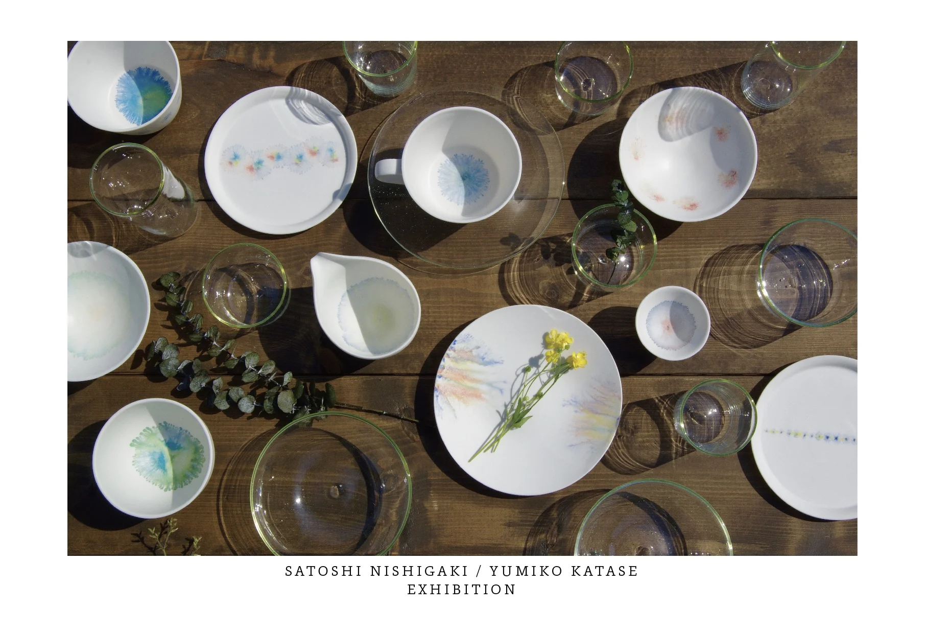 「西垣聡・片瀬有美子ふたり展」2017年7月8日（土）〜17日（月・祝） 11：00〜20：00※最終日は18:00まで 水曜休暇うつわとカレー ころは兵庫県神戸市垂れ水着区神田1-1-6KOROHA.SHOP-PRO.JP