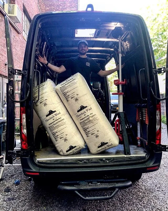 Today was a big day! When I picked up this 2019 Sprinter I knew I wanted to insulate it and add a roof fan. Today I took the leap! Cut a 14x14 hole in my  roof for a fan and then took the whole interior apart to stuff it full with @havelock_wool insu