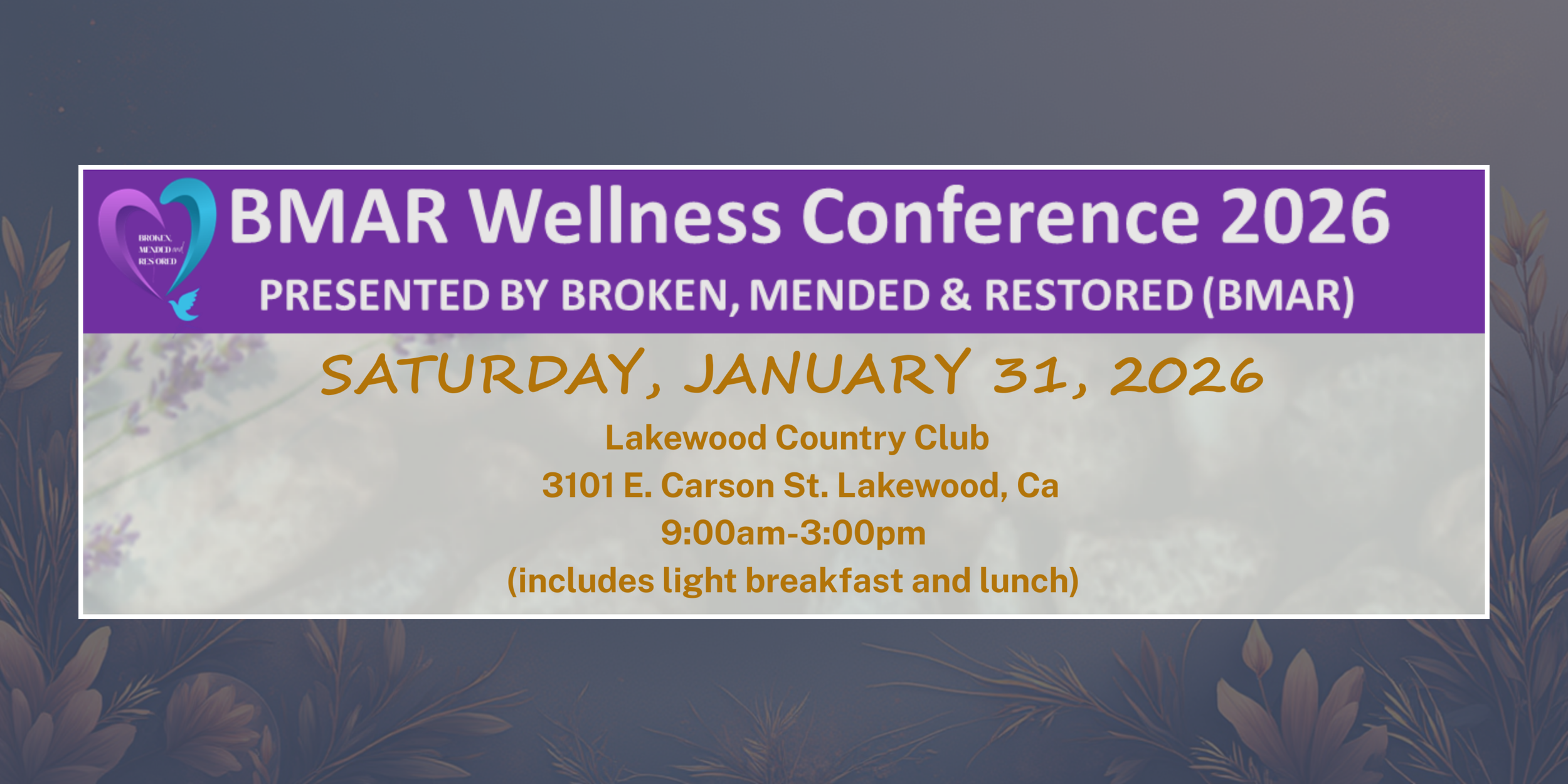 BMAR Wellness Conference 2026