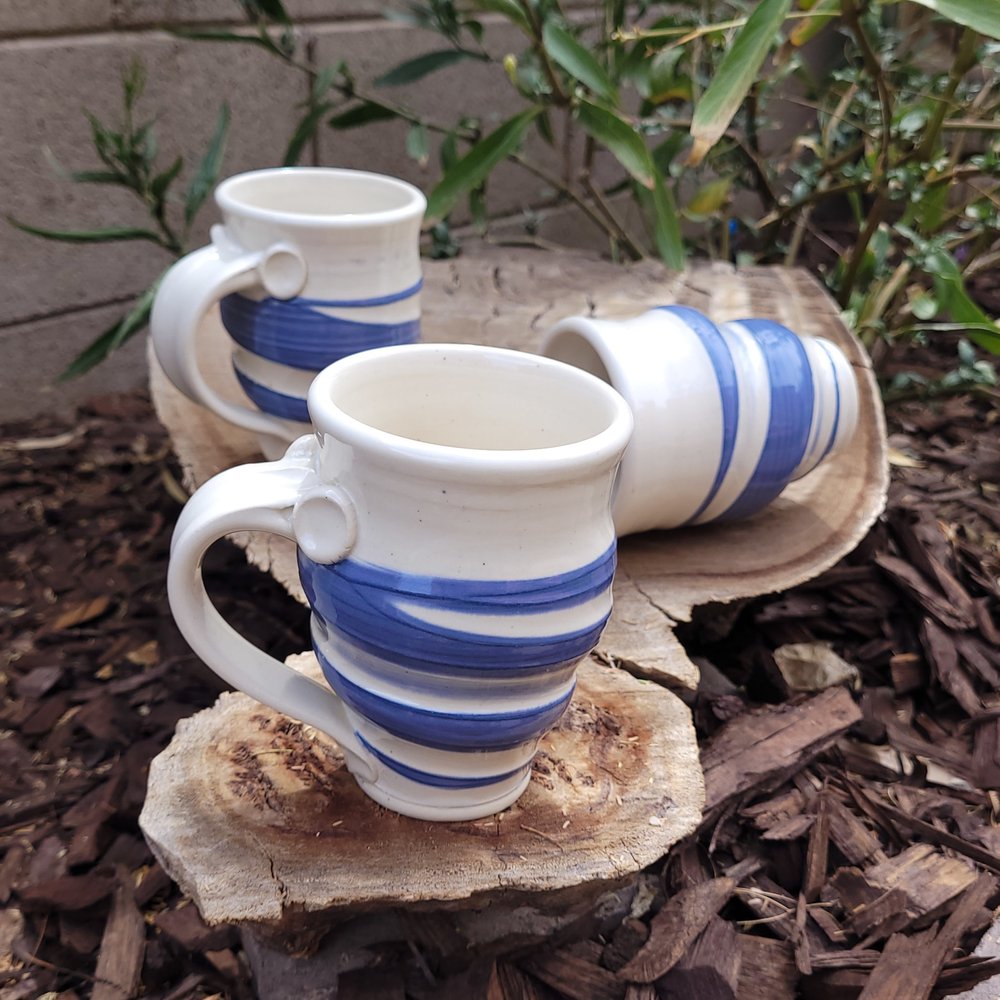 Ceramic To Go Coffee Cup, Many Glazes