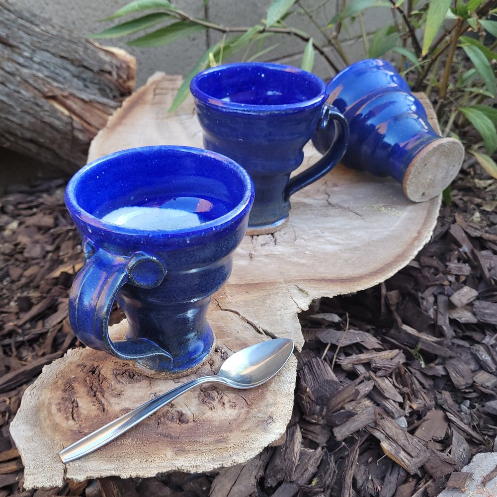 Purple Wide Mouthed Swirl Mug - Handmade Pottery Mug Set — Jill Spawn  Ceramics