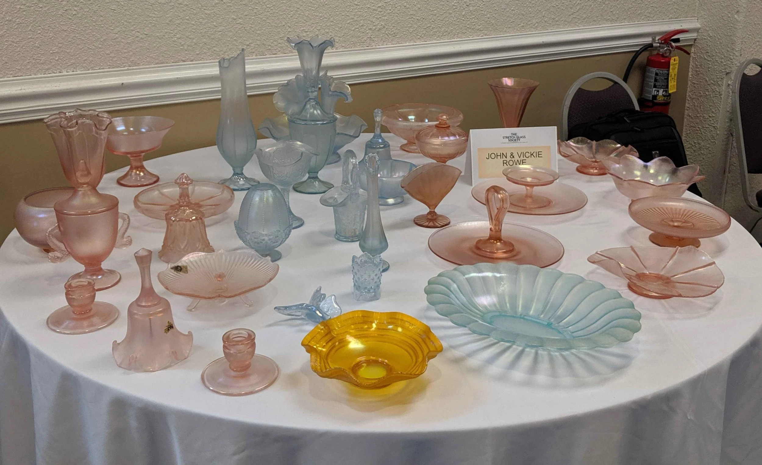 A member display table at the 2019 Convention