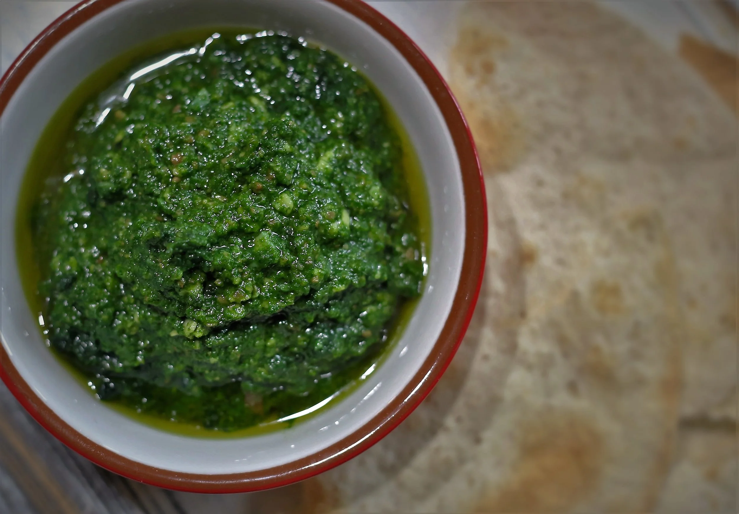 NETTLE, ROAST GARLIC PESTO