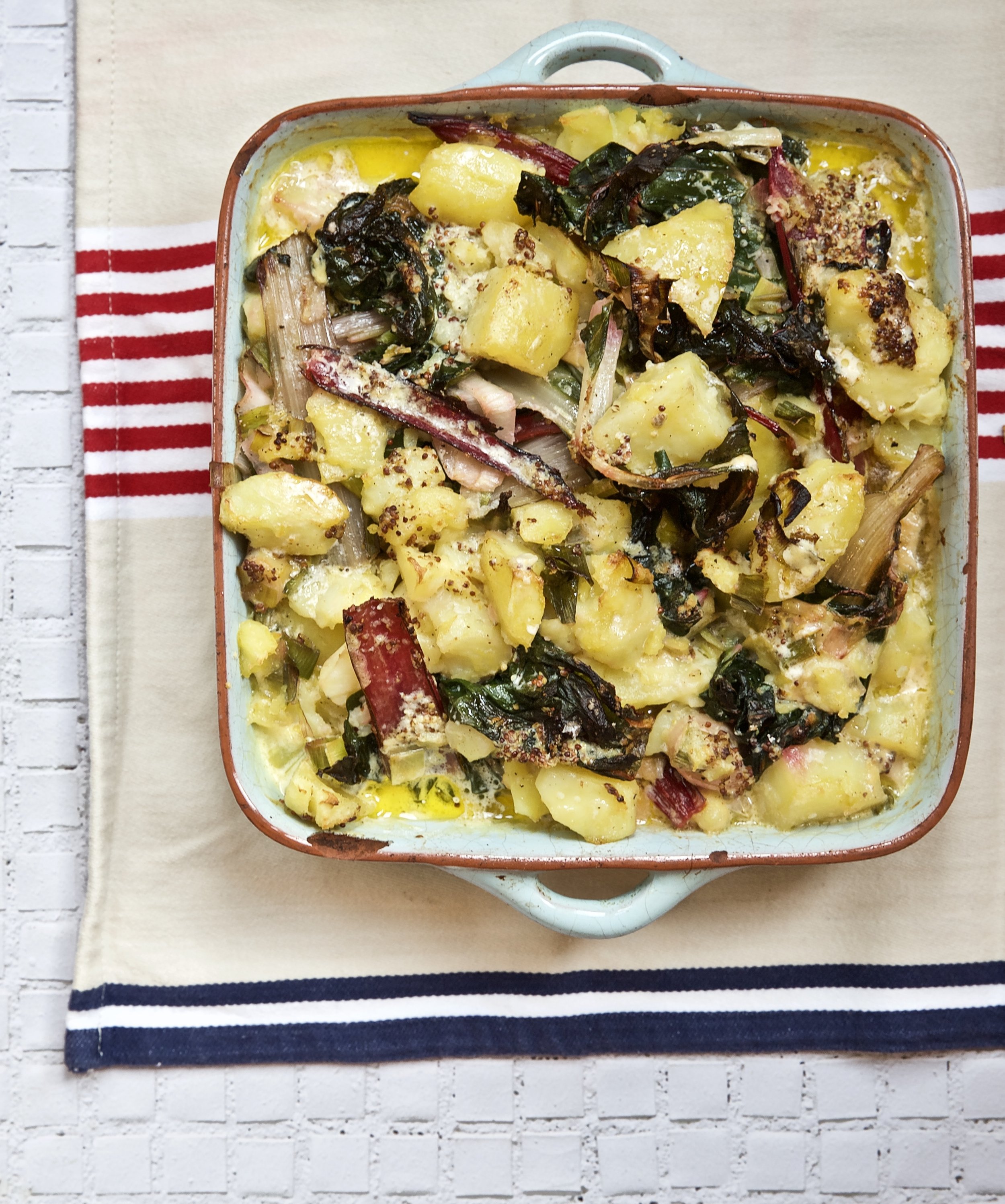 POTATO AND SILVERBEET BAKE