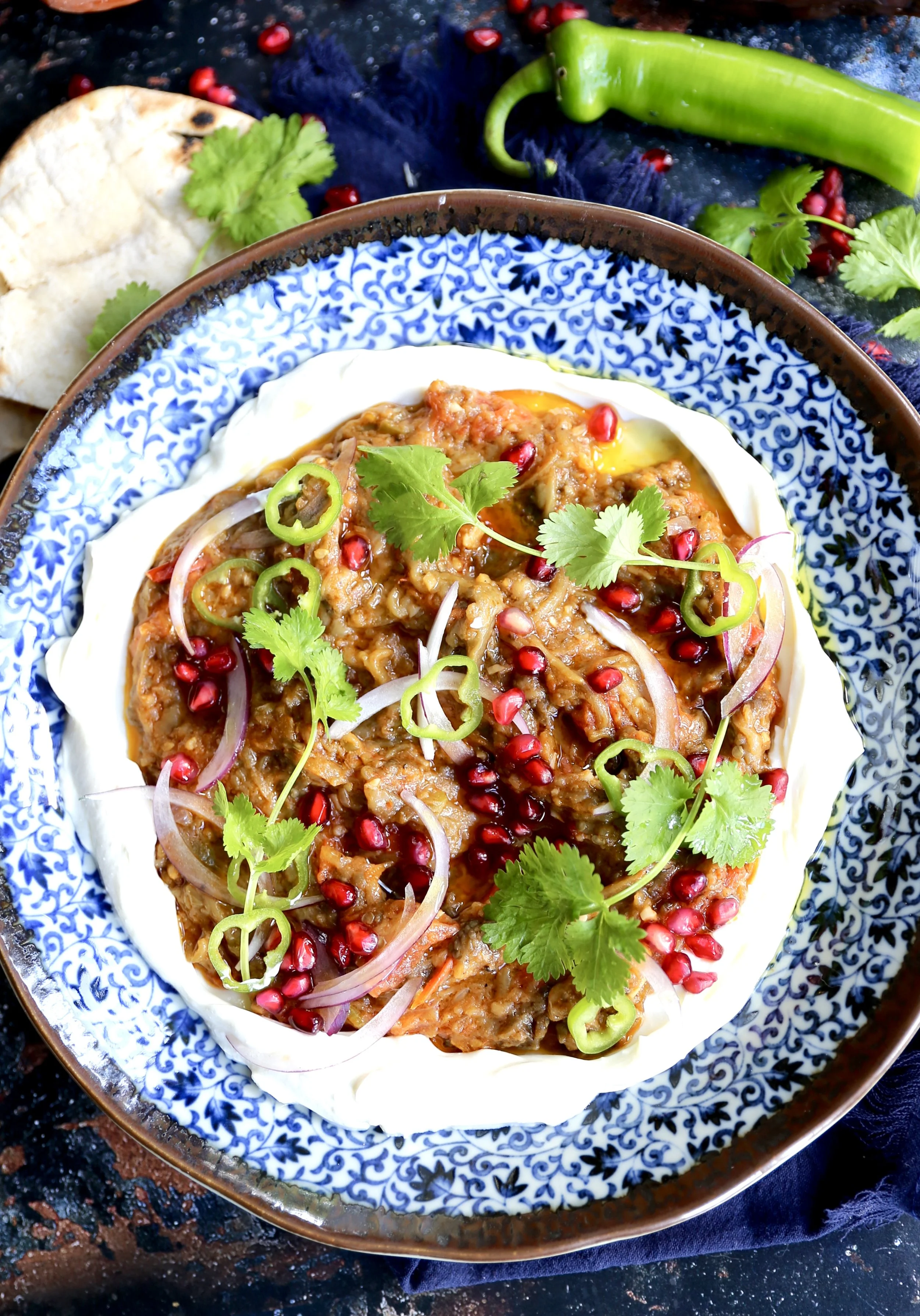 BAINGAN BHARTA (SMOKY SPICED AUBERGERINE)