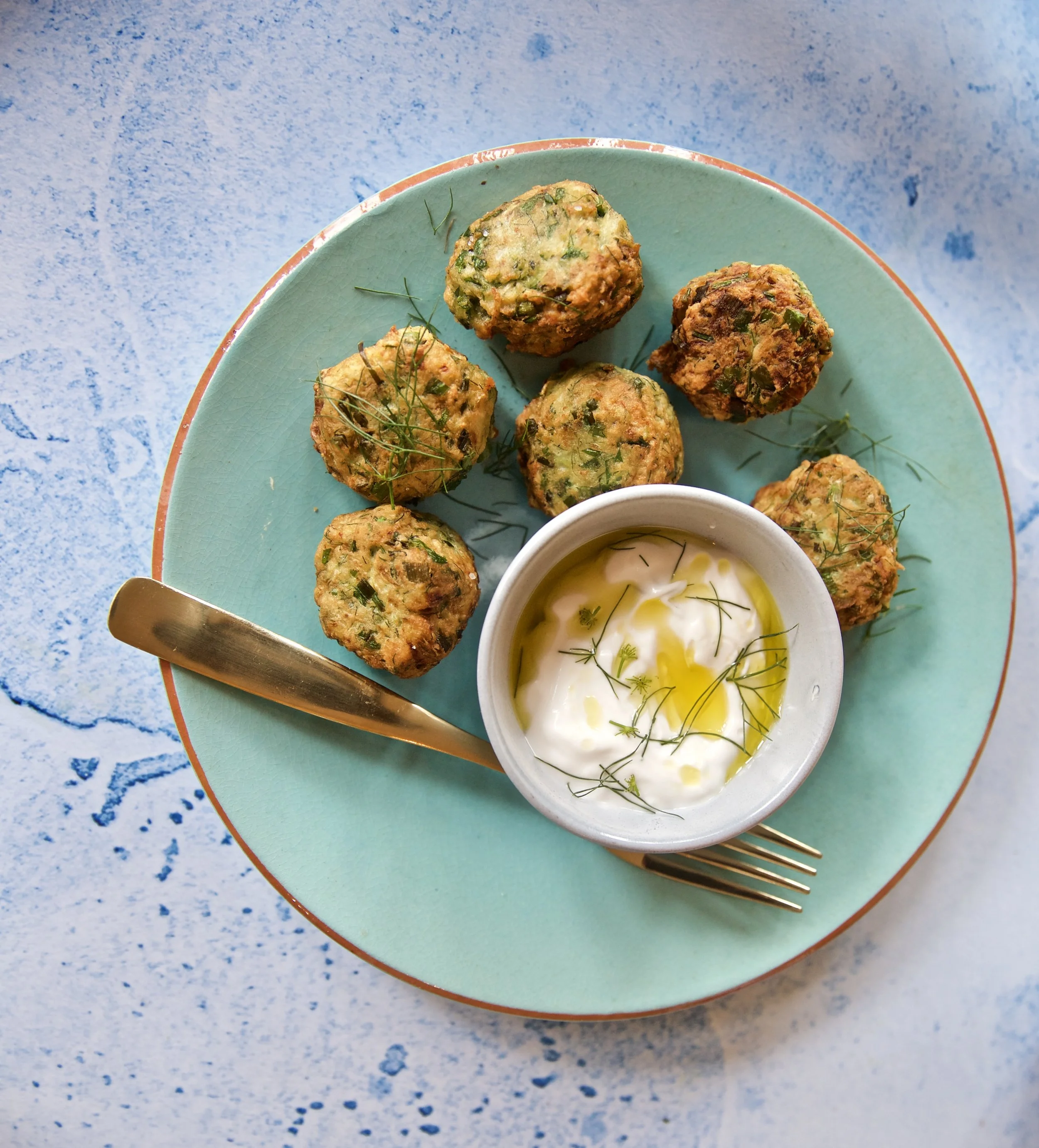 FENNEL AND LEMON FRITTERS