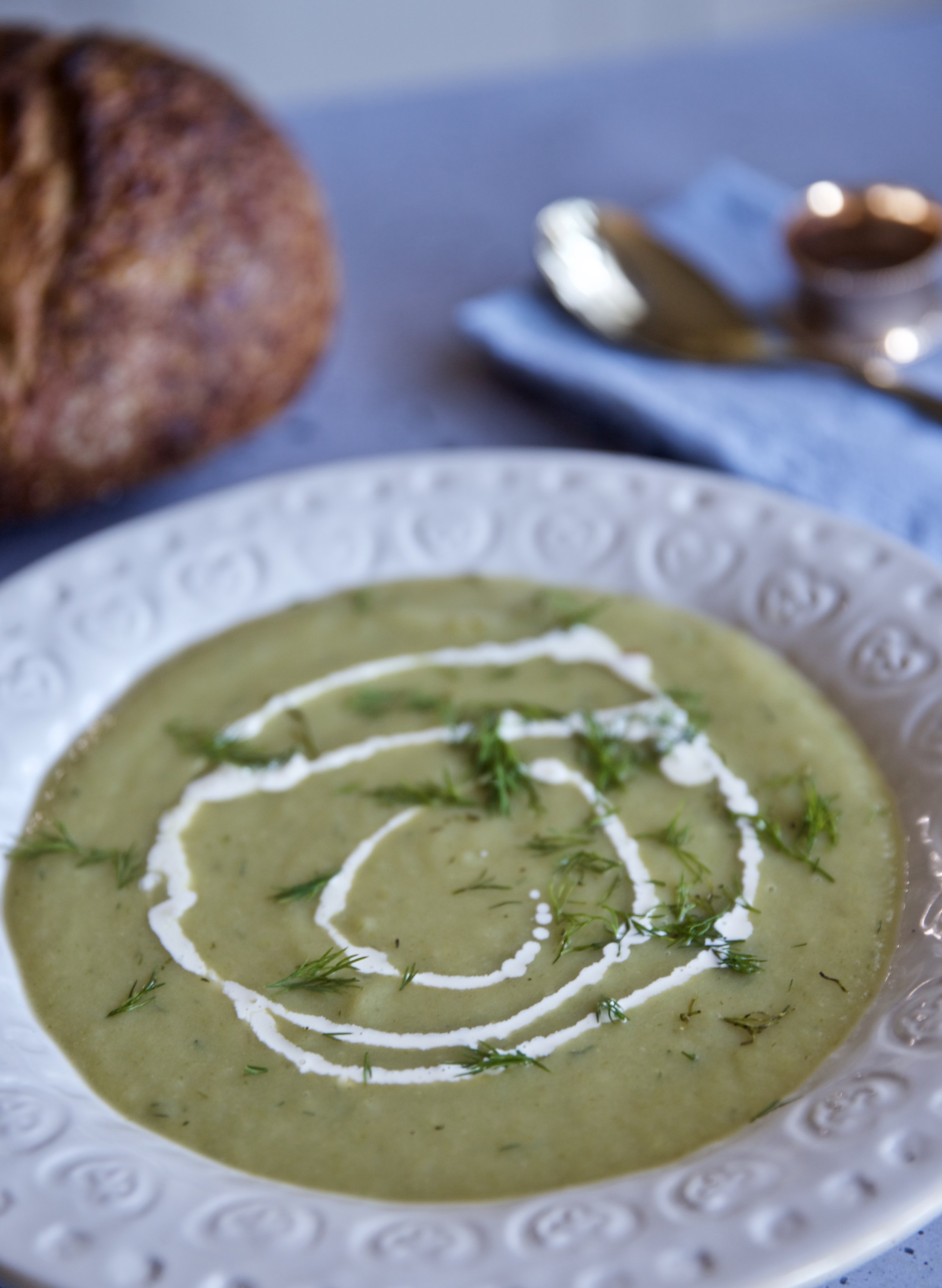 POTATO, LEEK AND DILL SOUP