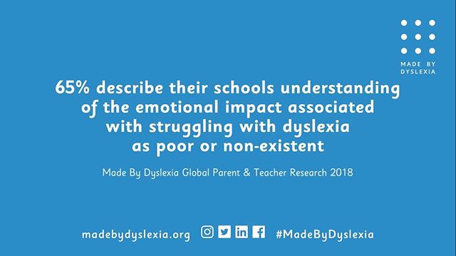 Dyslexia isn’t just about difficulty with learning - it is profoundly about the self esteem impact that difficulty has on otherwise capable and intelligent children. The repercussions of lost confidence at such a young age are often devastating.