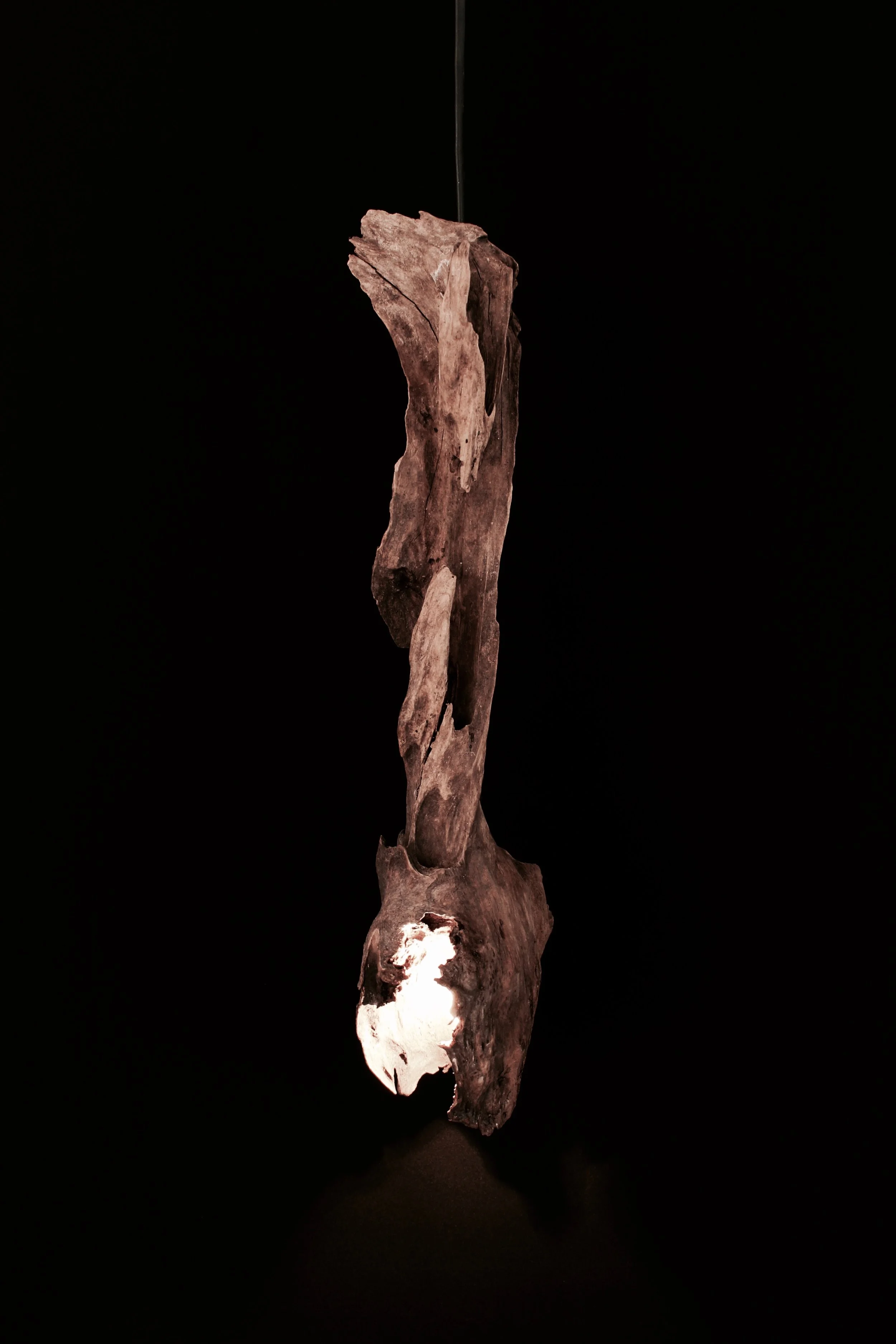 HANGING DRIFTWOOD LANTERN