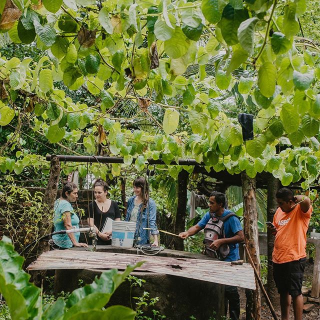 Assessing and measuring wells to build cement covers and install hand pumps. These community-led solutions prevent water contamination and alleviate hours of hauling heavy buckets up by hand.  Grateful for clean water today and everyday. 🙏🏼 💎 💧 #