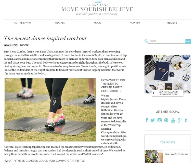 Lorna Jane &nbsp;- Move Nourish Believe