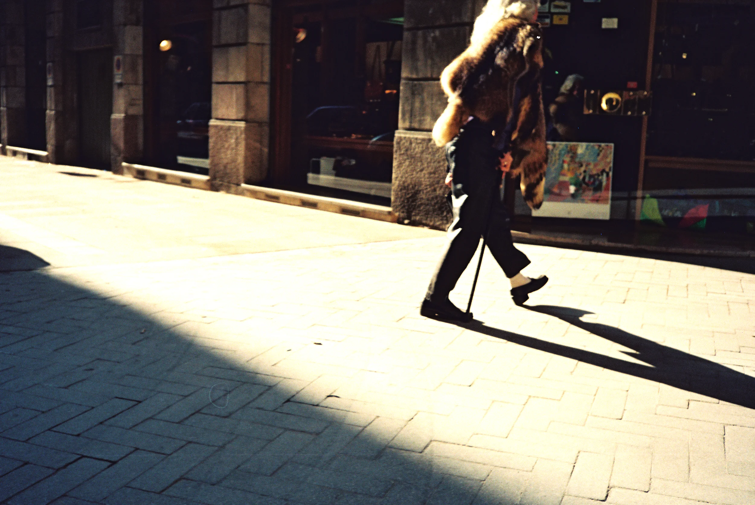 1991 Barcelona, A Man With Furs