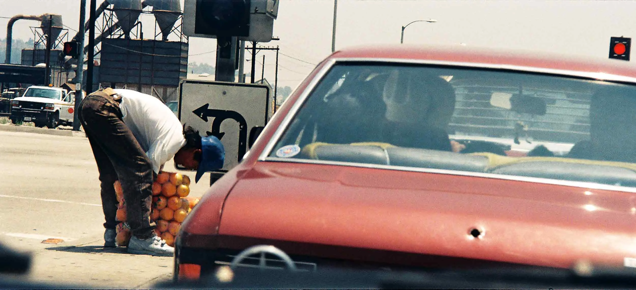 1995 LA, Vernon, A Man Selling Oranges