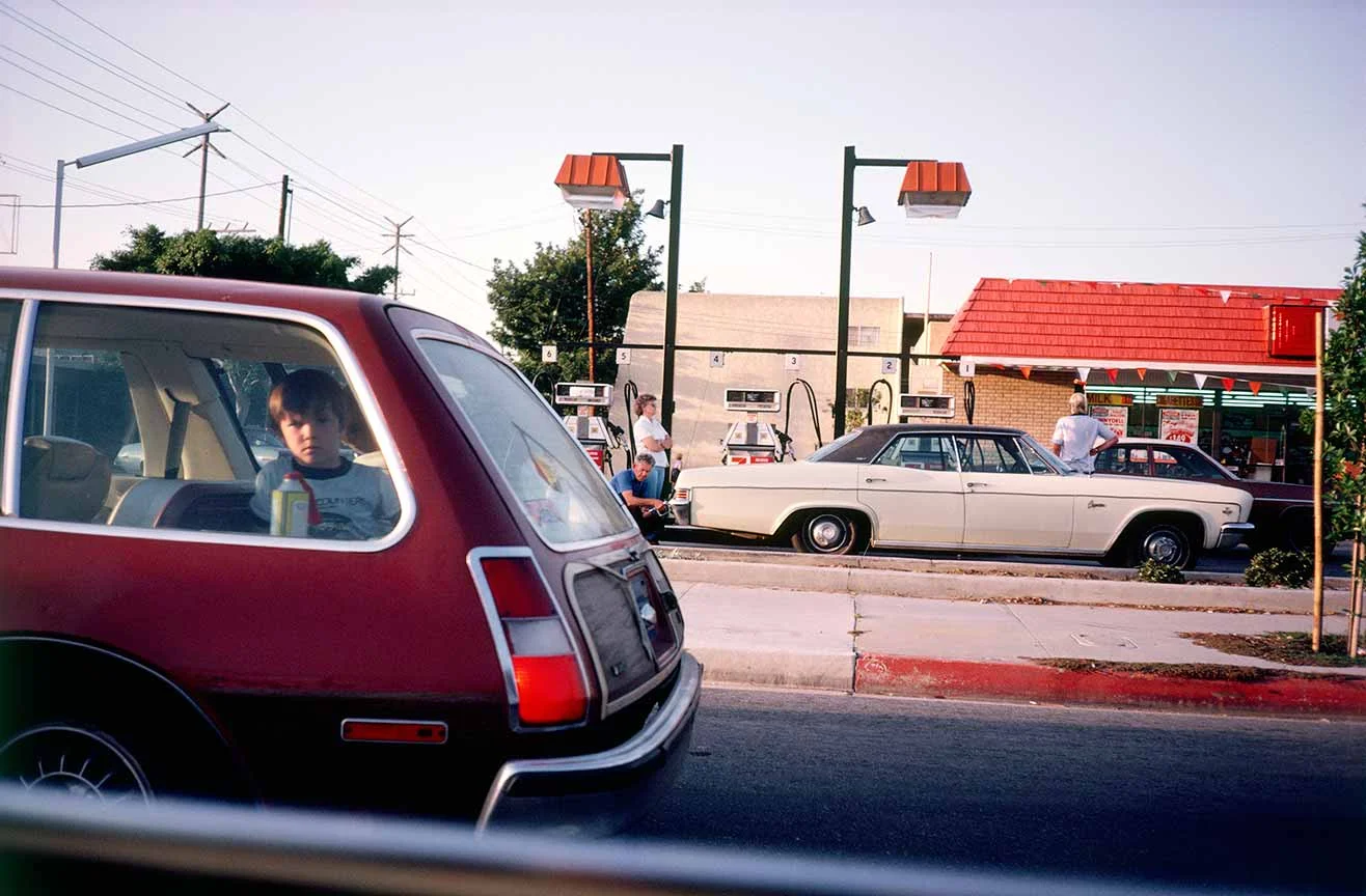 1978 LA, Gardena, A Boy in a Station Wagon (for Steve Tibbs and Ed Anderson)