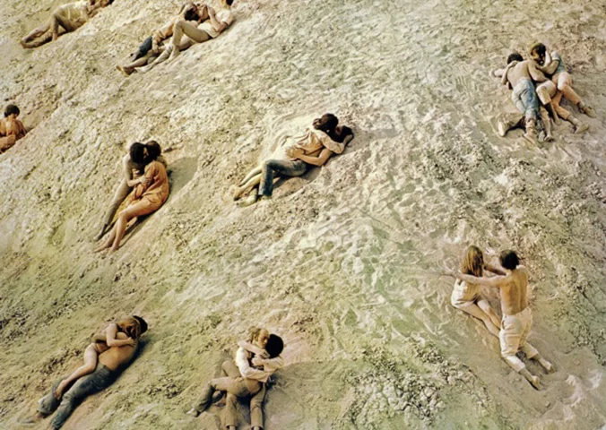 Zabriskie Point The orgy in the desert.