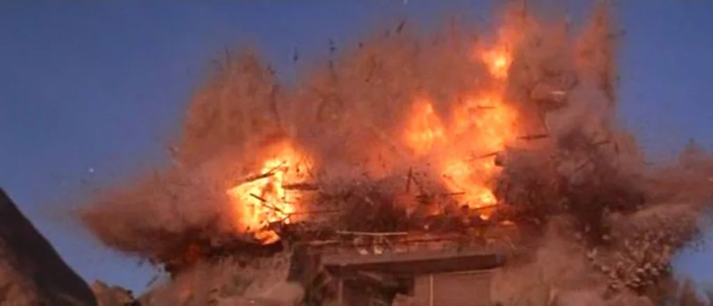 Zabriskie Point The traditional postcard view is blown-up.
