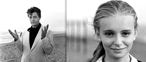 Shot ("no") and counter shot ("yes") from the ending of La Dolce Vita