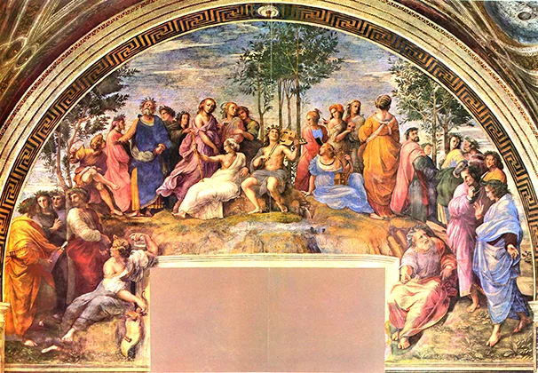 The Parnassus 1511 Raphael