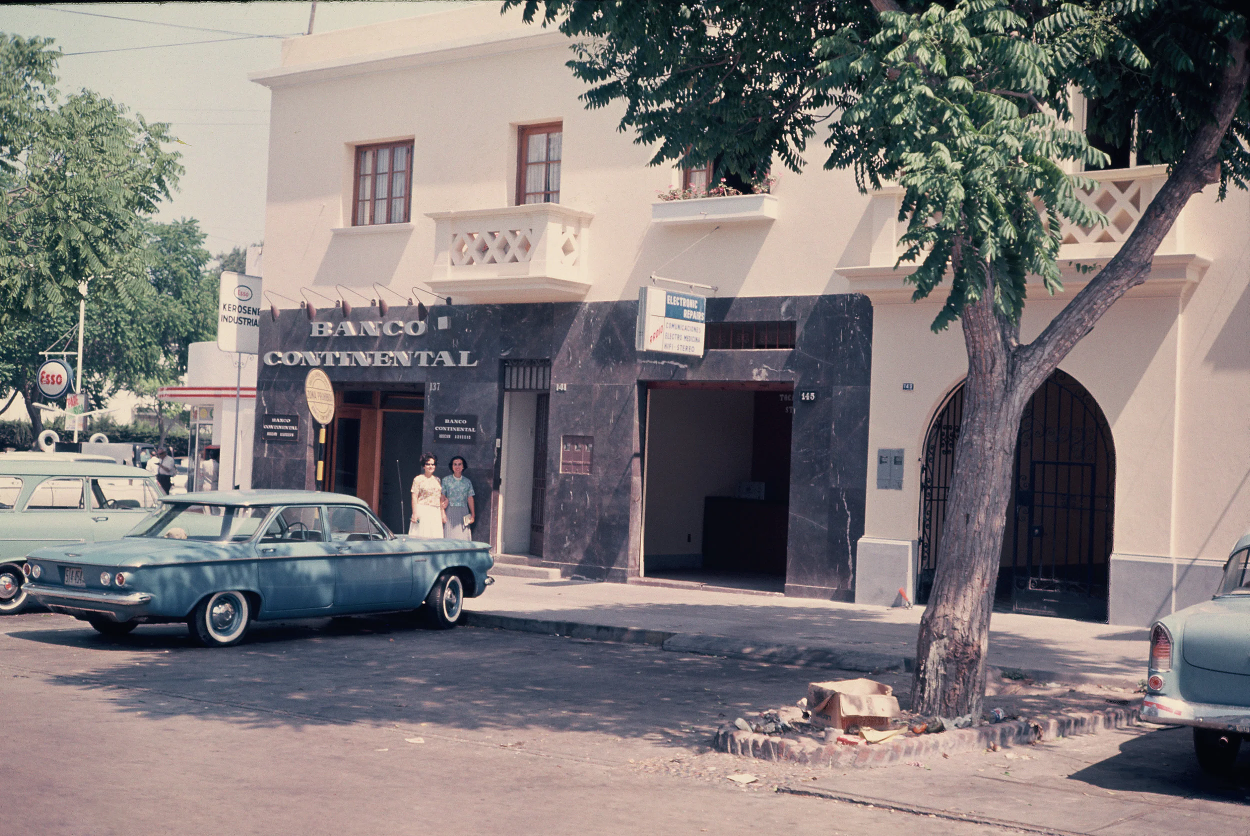 Avenida Central in Lima where I grew up. 1961. Photograph by Jorge Porcari.