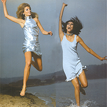 Ronald Traeger, Jill Kennington & Donyale Luna Elle magazine 1966