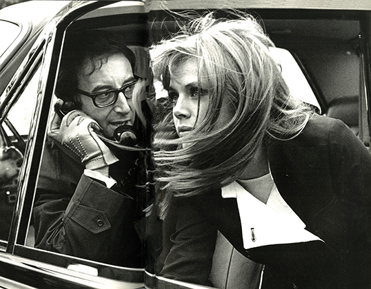 Ronald Traeger, Britt Ekland and Peter Sellers, 1967