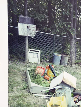 Richard Prince Untitled (Basketball Hoop and Trash)