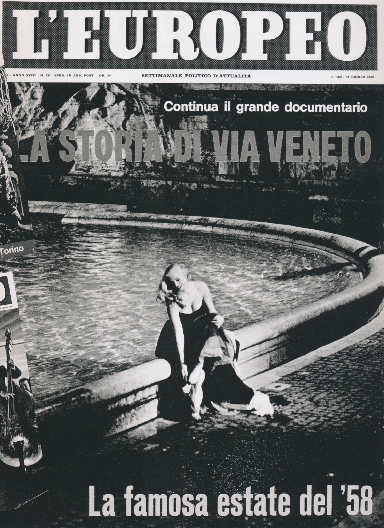 Pierluigi Praturlon, Published photograph of Anita Ekberg in L'Europeo, 1958