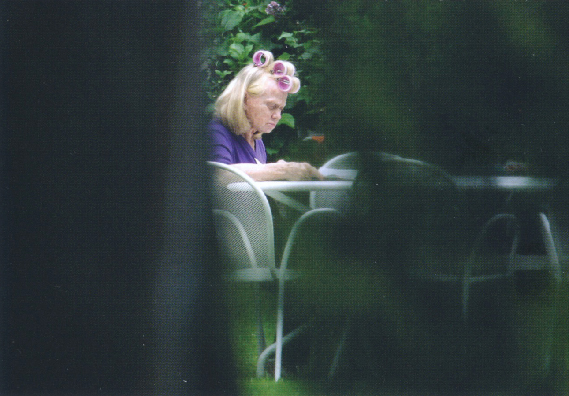 Calvo Corrado, Rita Pavone (famous Italian singer and actress) in her garden, 2013