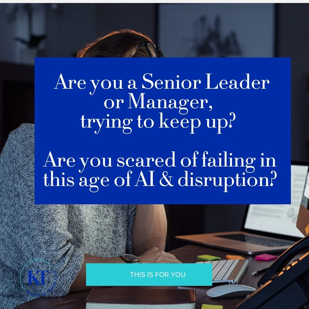 What I&rsquo;m hearing from Senior Leaders &amp; Managers I work with:

😅 They&rsquo;re juggling today&rsquo;s results with tomorrow&rsquo;s relevance
⚙️ Tech is moving faster than their people
🔇 Quiet redundancies are getting louder
🔁 &ldquo;Rest