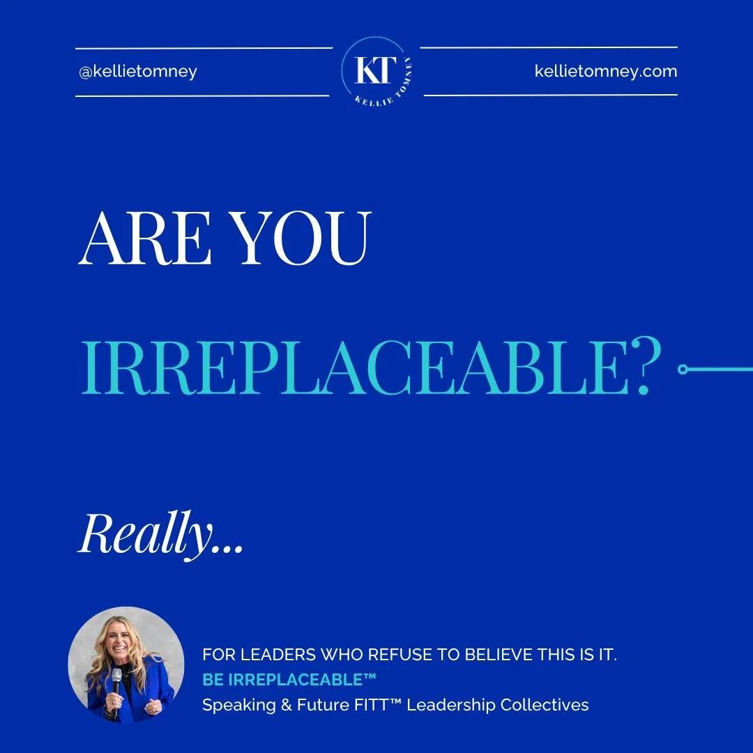 ARE YOU IRREPLACEABLE&trade;?

Really...

Not busier.
Not more overwhelmed.
Not working longer hours.

More irreplaceable.

Because the value equation has changed.

The AI era is rapidly redefining:

&bull; Leadership
&bull; Growth
&bull; Careers
&bu
