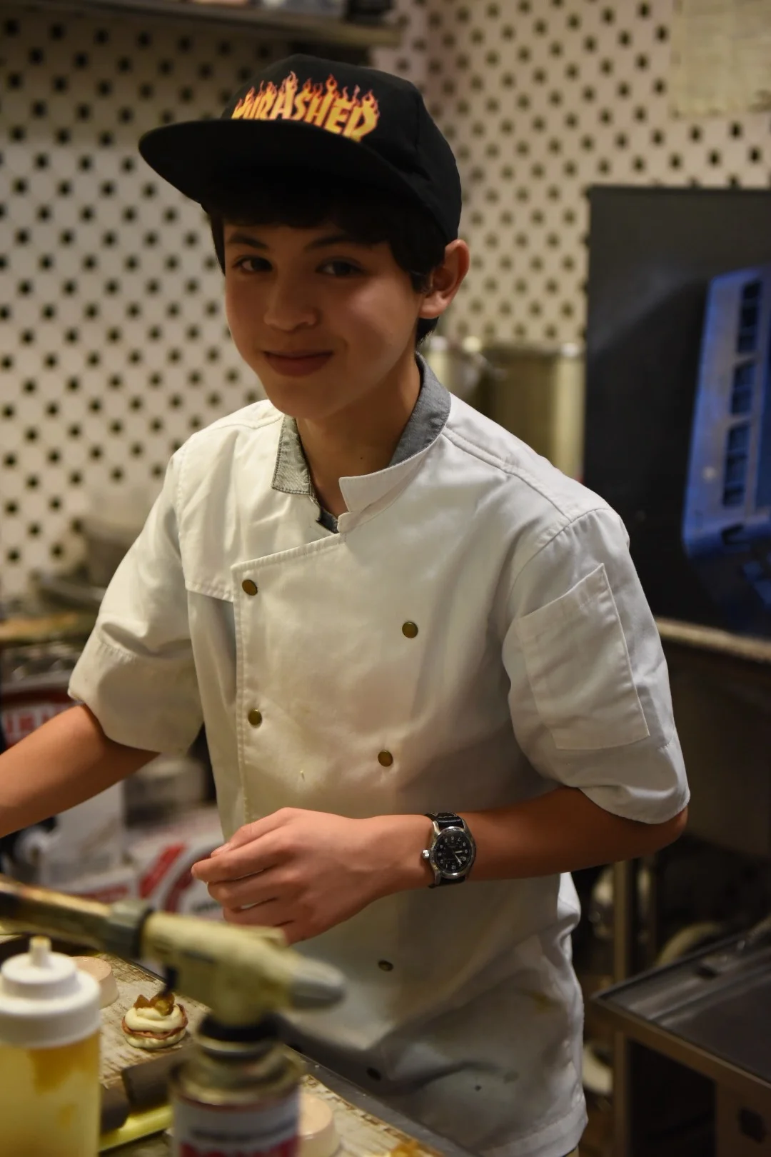 Josh pictured at a recent collaboration with Shuya Cafe de Ramen