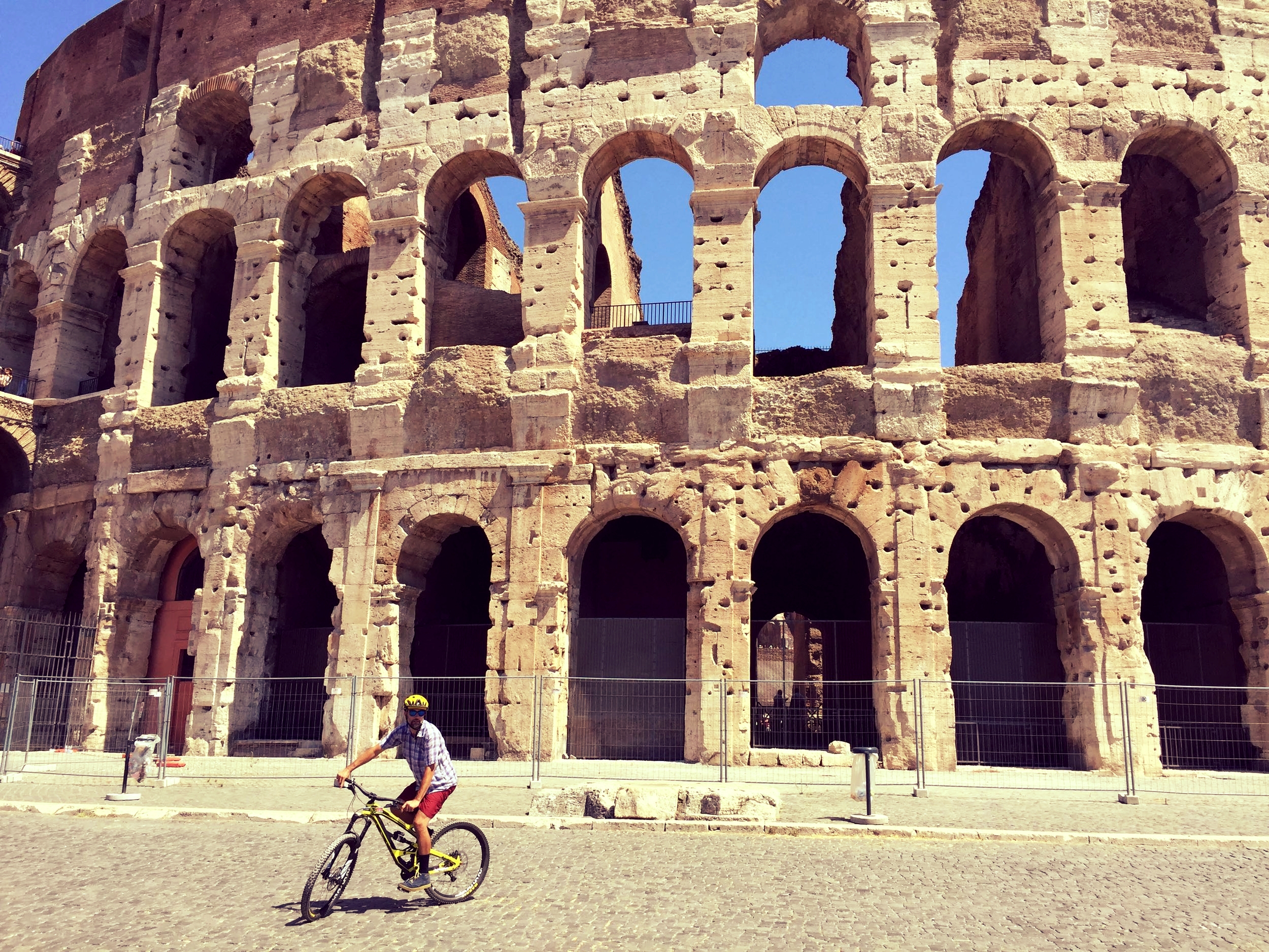 Amphitheatrum Flavium or Colosseum. Finished in AD80.