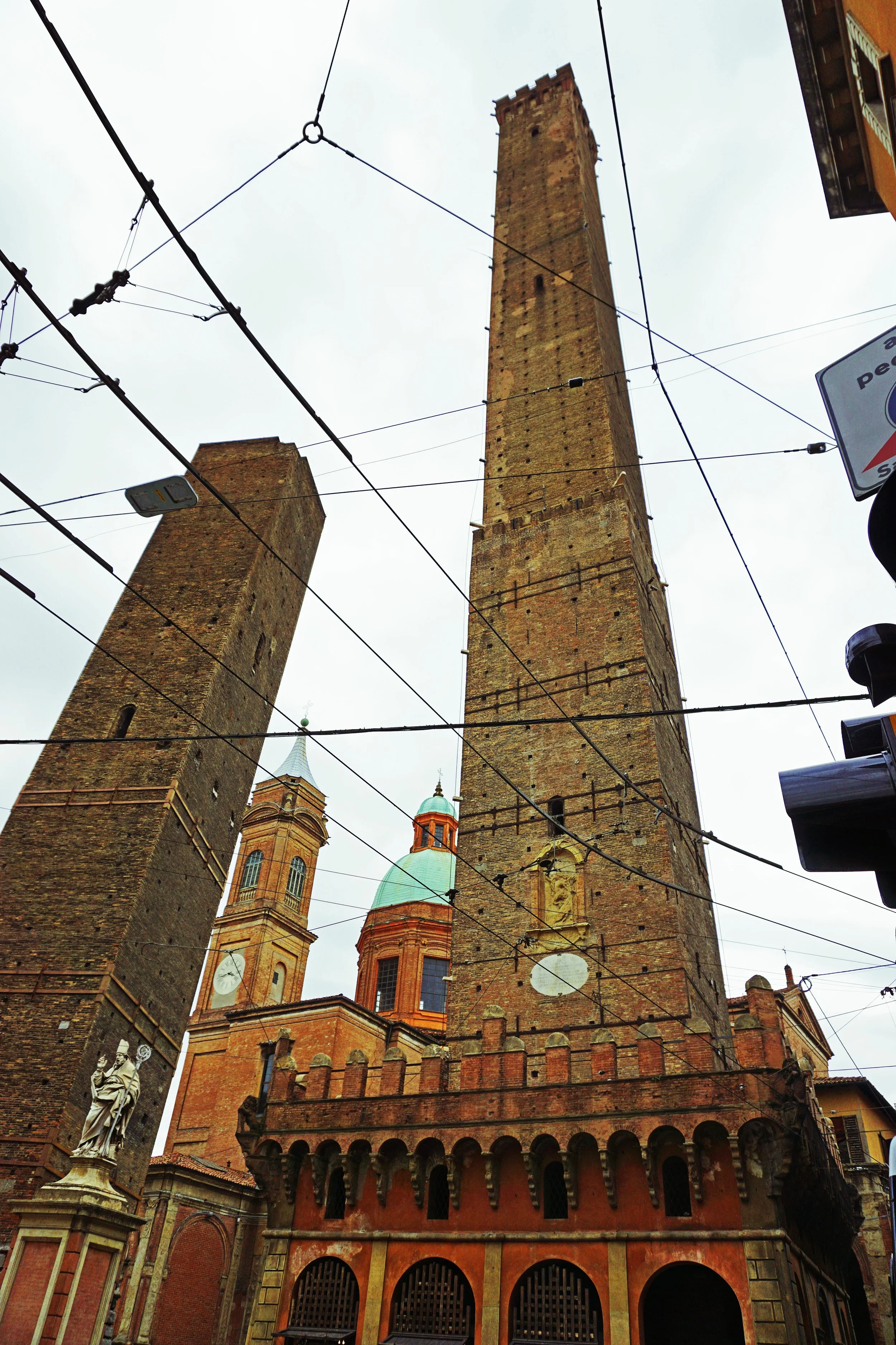 Two towers. At one point it was believed that Bologna had over 100 towers within the city.