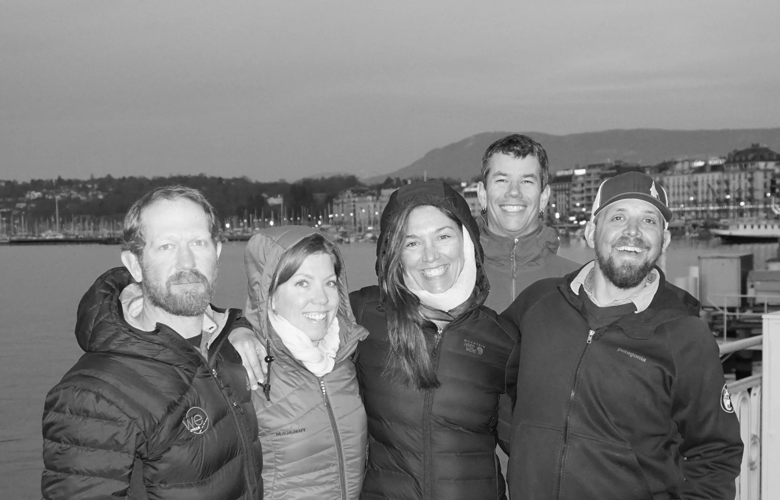 Tim Hugo, Kate Hugo, Heidi Hanssen, Owen Richard, and Charlie Wolf Geneva, Switzerland. February 25, 2017