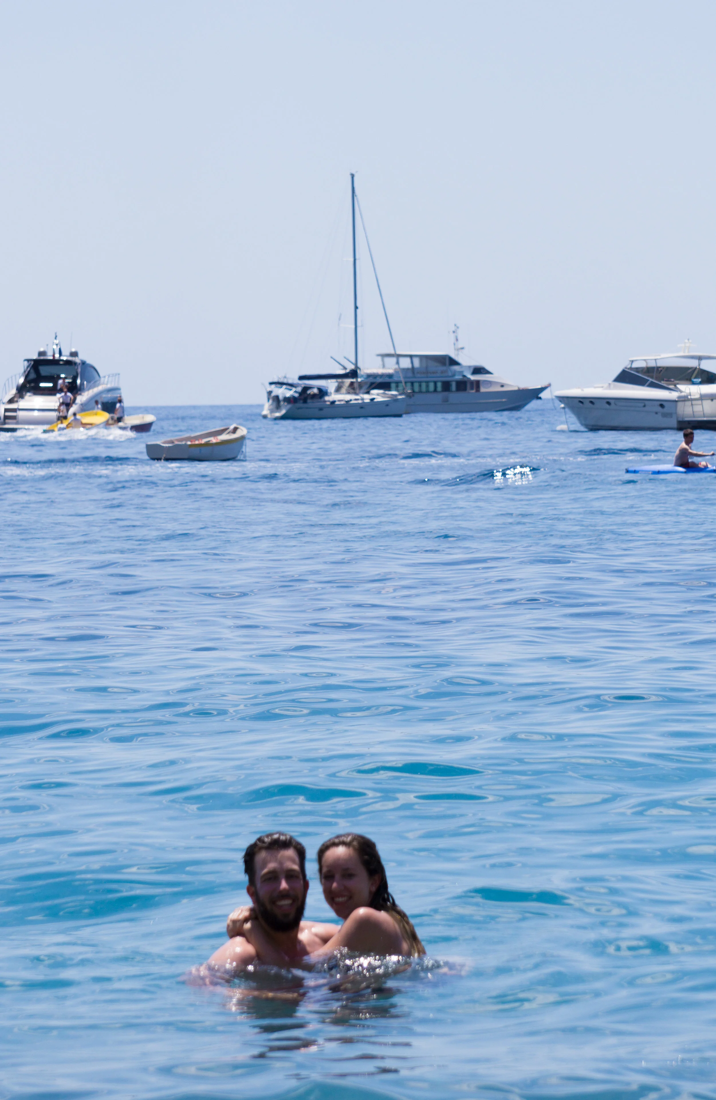 Out of focus but you get the picture. The Alba Futura in the background.