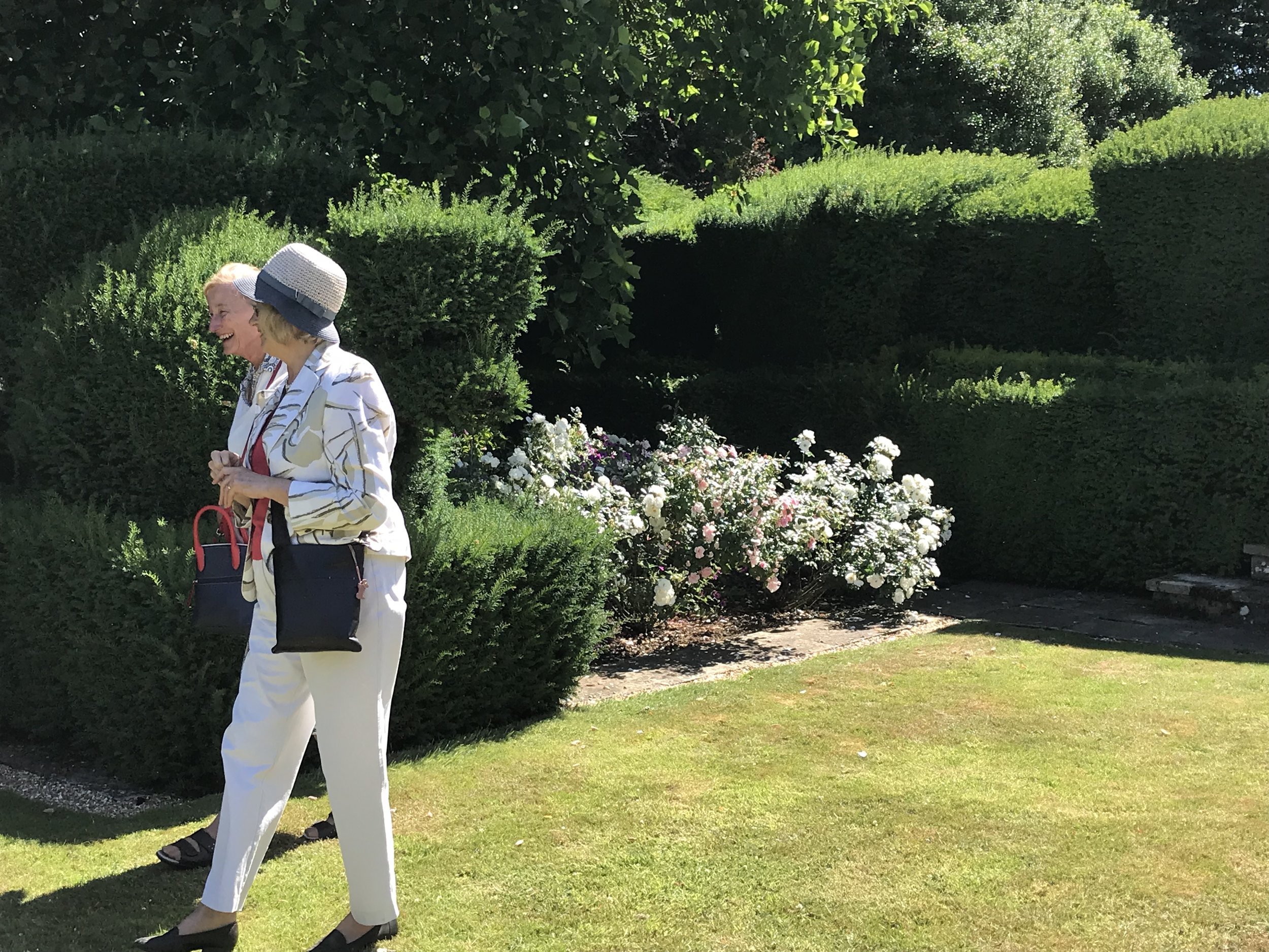 Reel Hall - topiary and herbaceous border (Copy) (Copy)