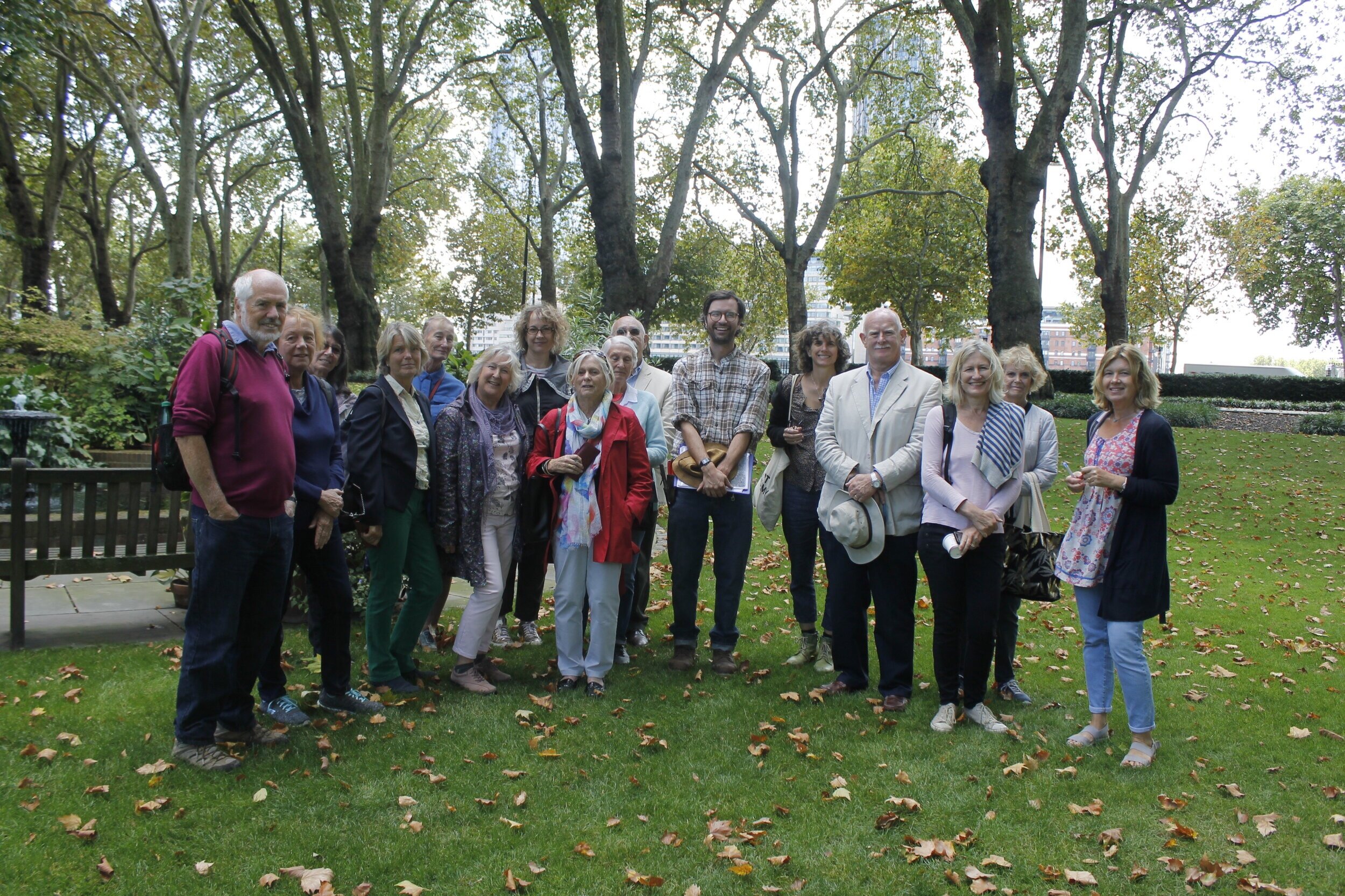  Admiring the historic gardens at Inner Temple, London 