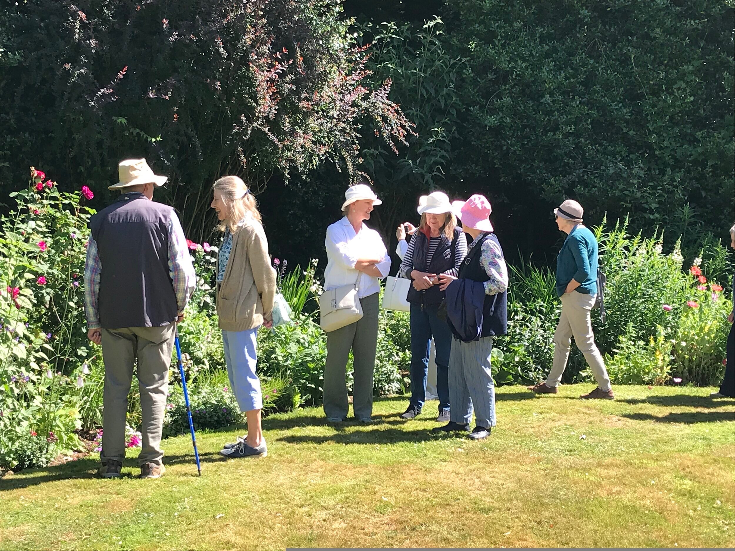  Enjoying our visit to Reel Hall, Shamley Green 