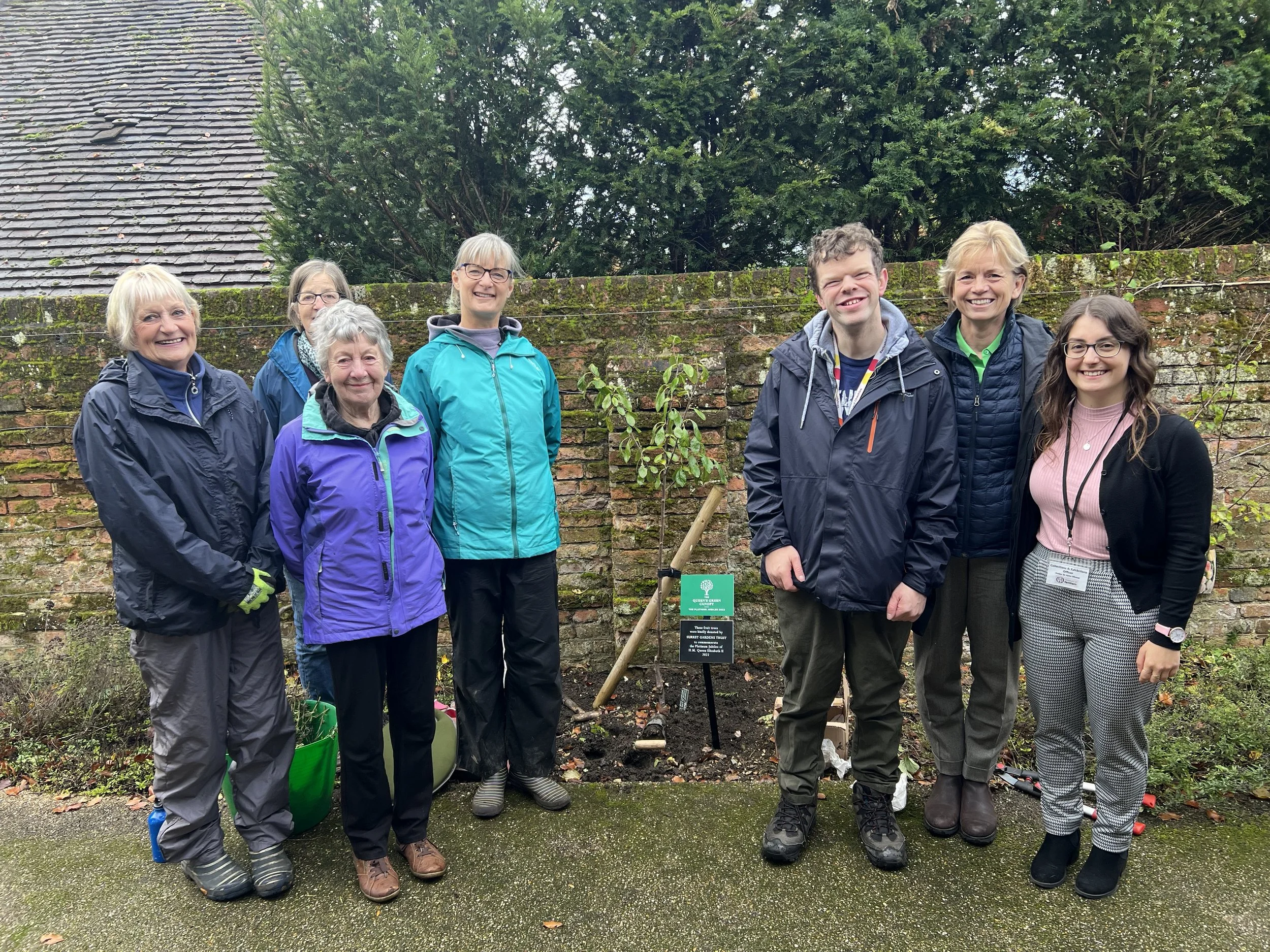 Queen's Green Canopy Platinum Jubilee tree planting celebrated at Farnham Museum