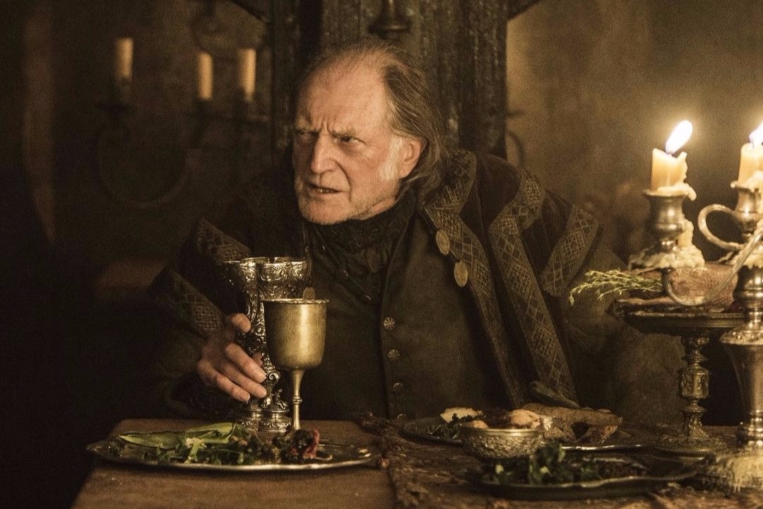 Arya Stark makes Walder Frey a delicious pie made out of his two sons, in Game of Thrones.