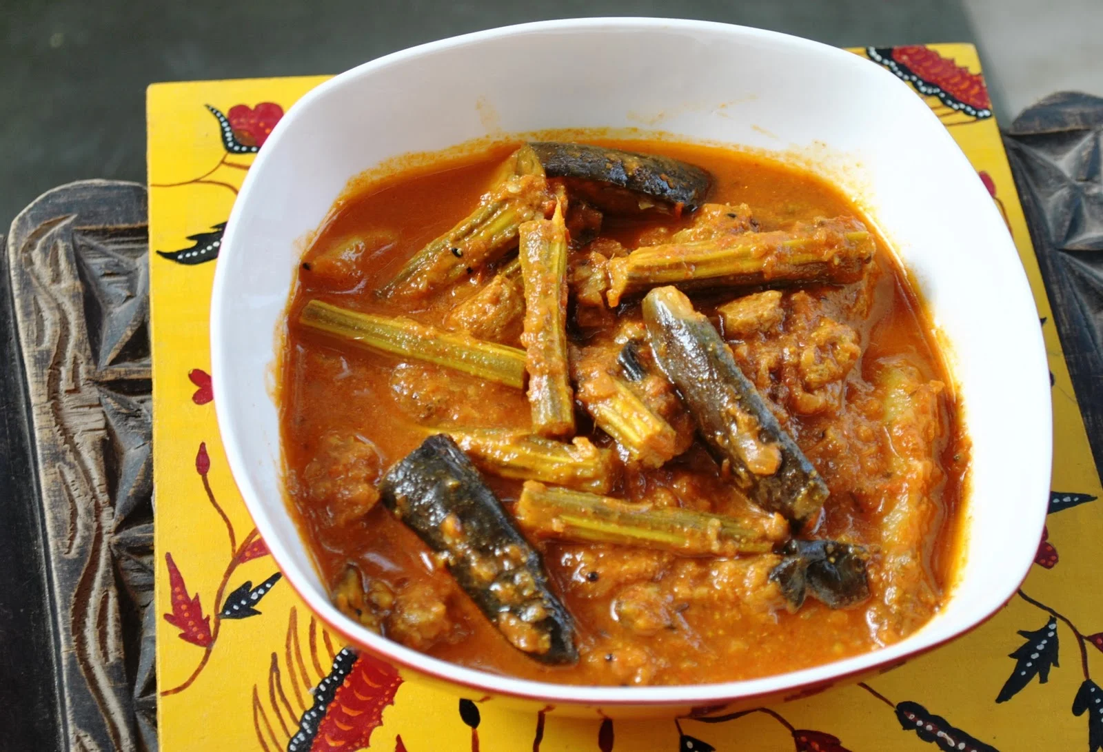 Konkan-Style Prawn with Brinjal &amp; Drumstick