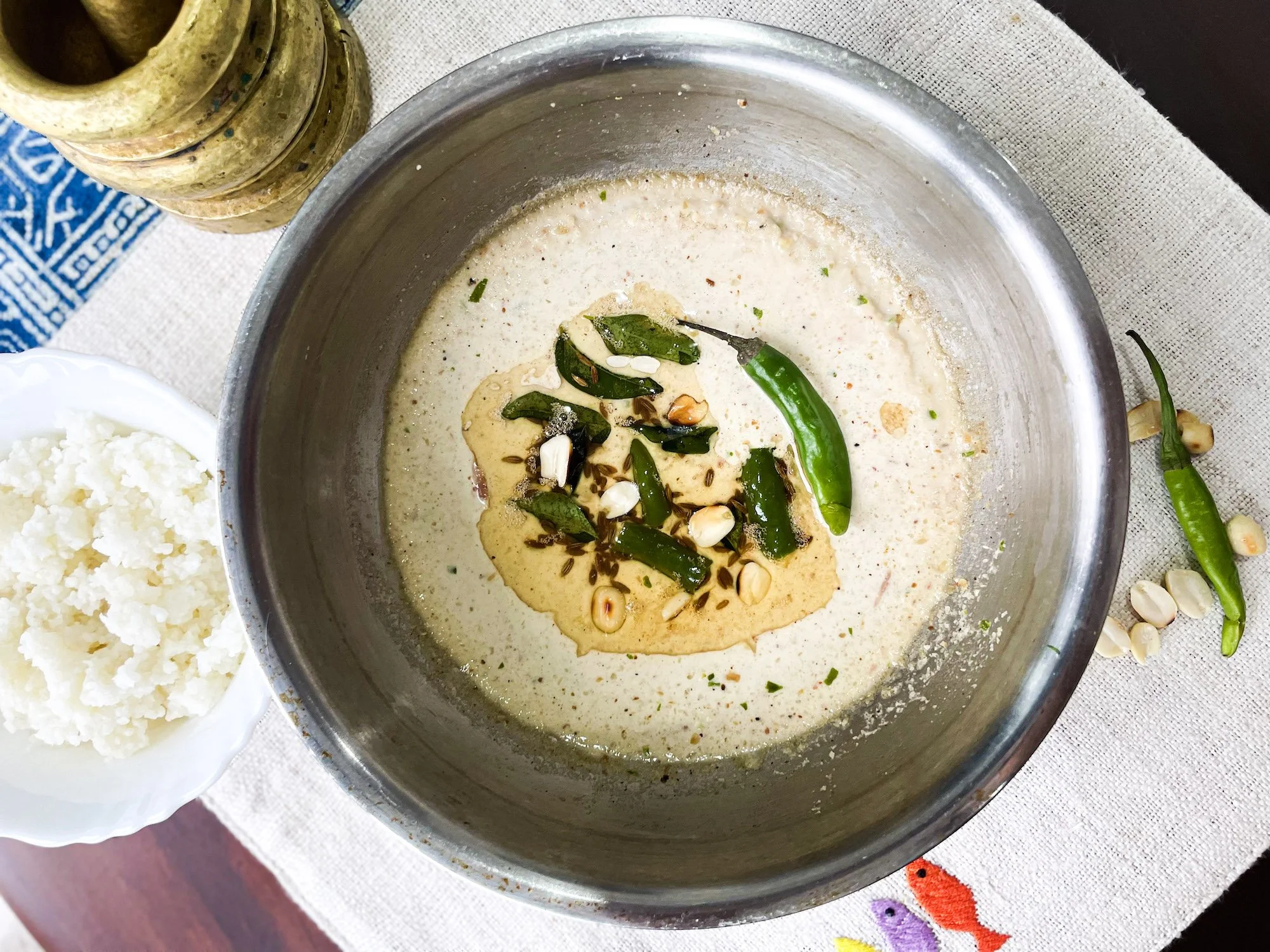 Skipping Rice & Dal Over Vari & Danyachi Amti — GOYA