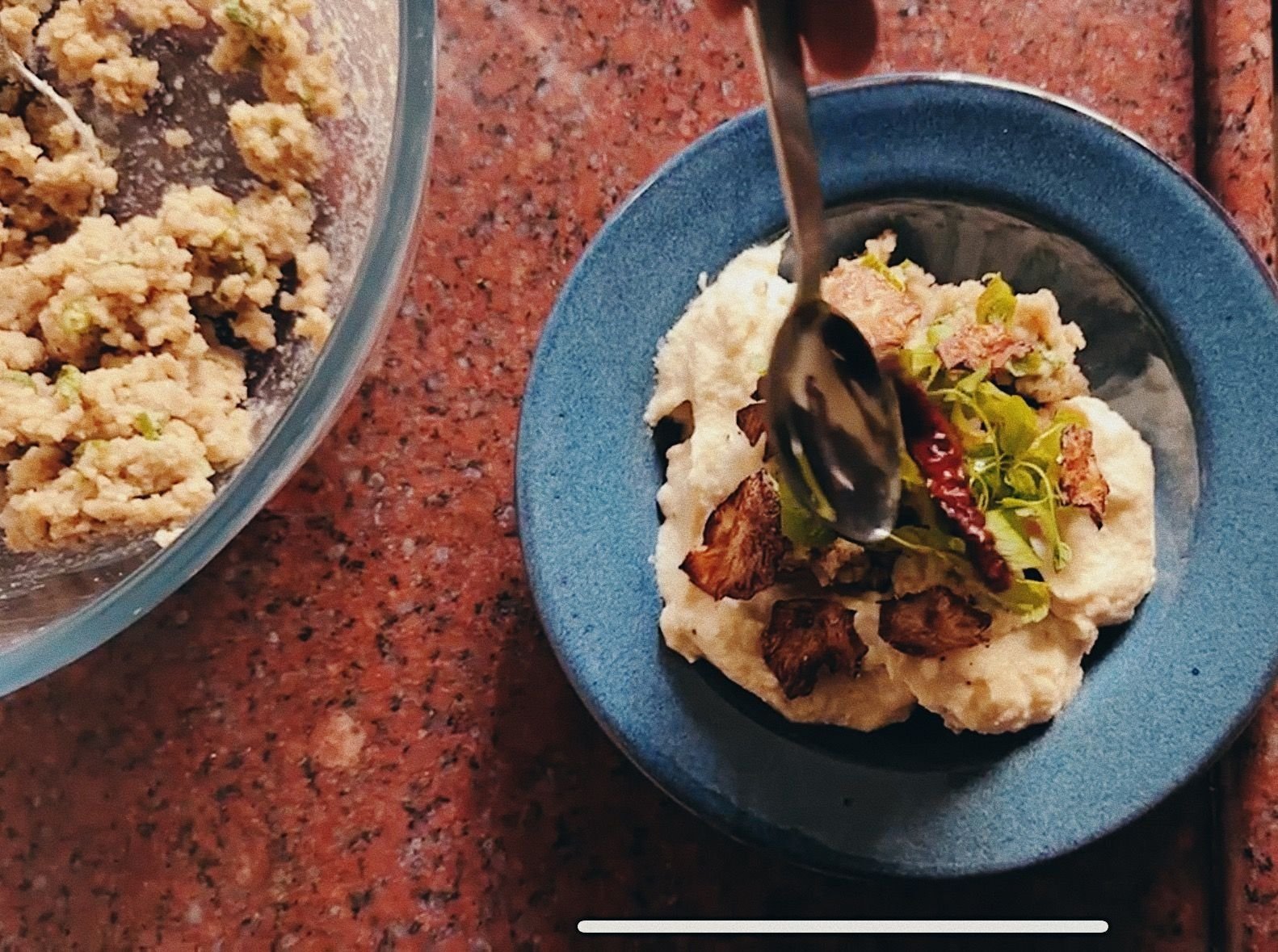 Ghar pe Gourmet: Cauliflower Purée with Kodo Millet Polenta