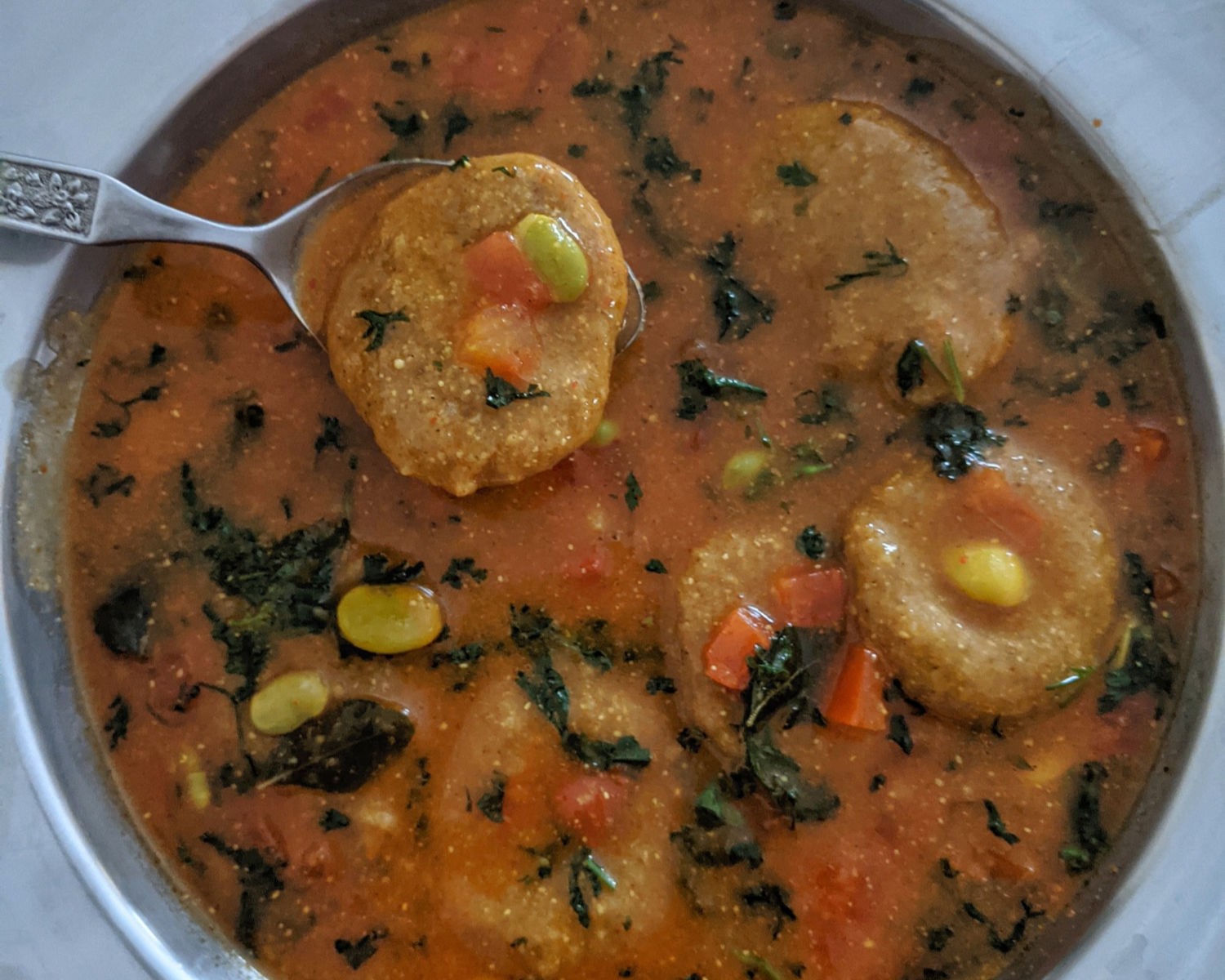 Recipe for Bajra nu Lilva Dhoklu