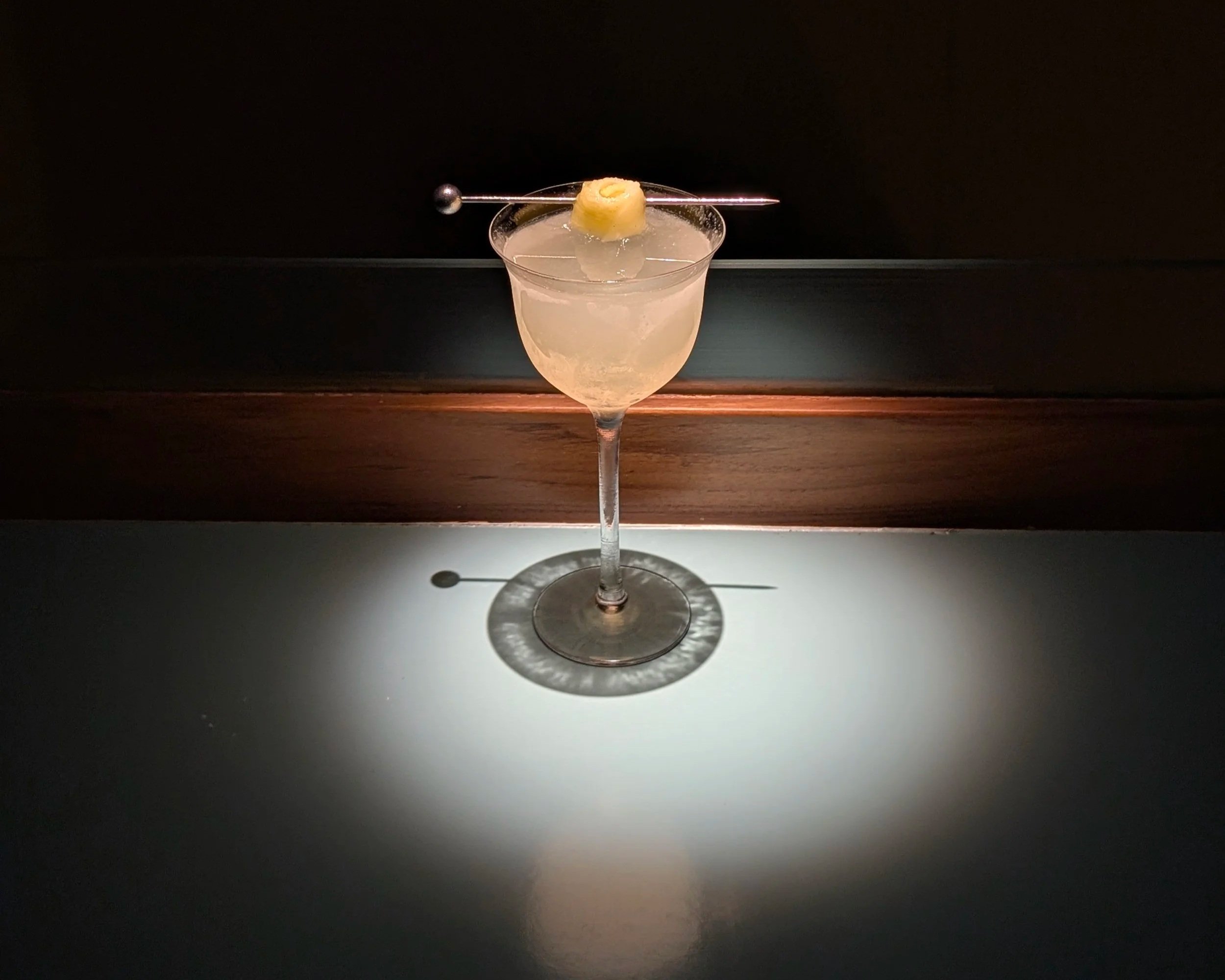 A Raw Mango Gimlet from Bar Doubble 